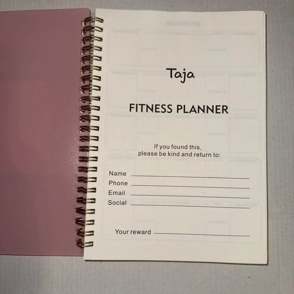 Fitness Workout Journal for‎ Women & Men, A5(5.5